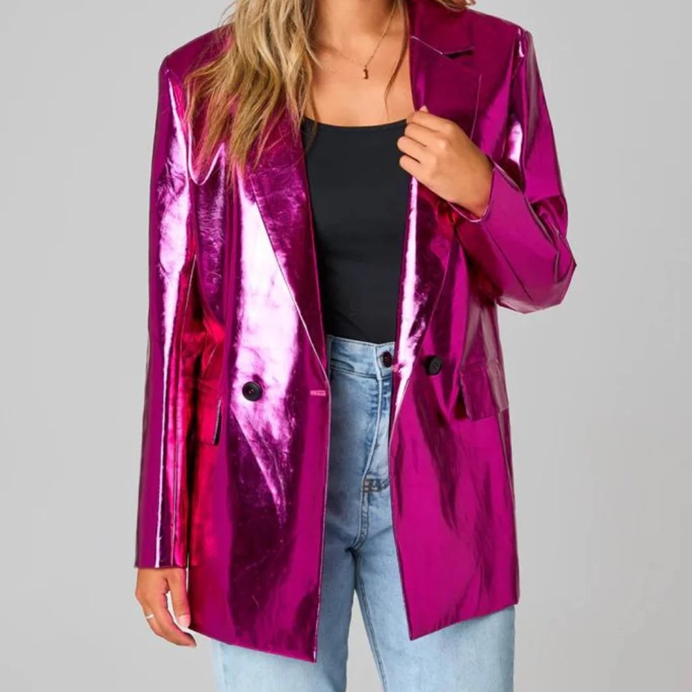 BUDDY LOVE: Avery Oversized Metallic Blazer NWT